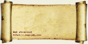 Velislava Damjanović vizit kartica